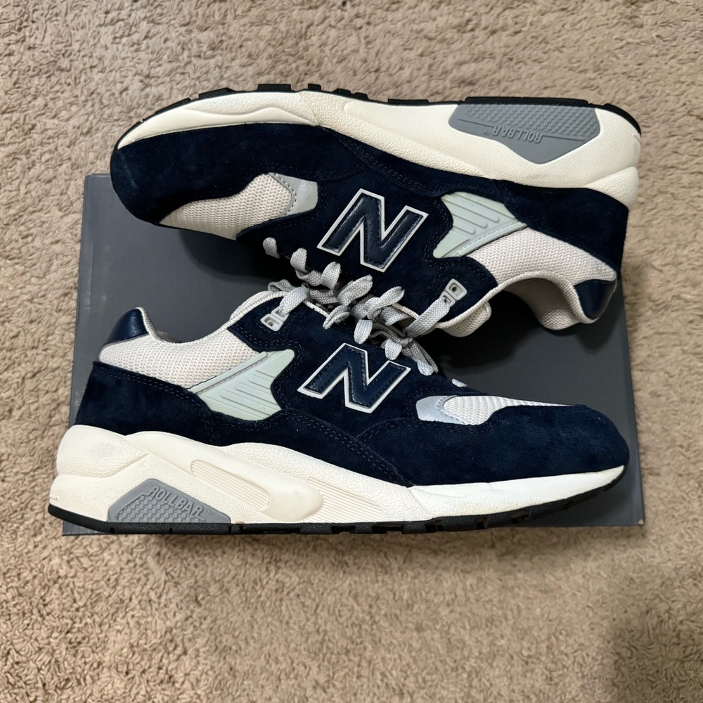 New Balance 580 Navy Sz 9.5M